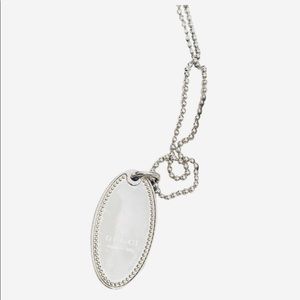Gucci sterling silver necklace